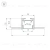 Профиль Arlight SL-LINIA20-FANTOM-2500 WHITE 043118 043118 - 3