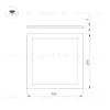 Светодиодная панель Arlight DL-INTENSO-S300x300-18W Warm3000 (WH, 120 deg, CRI90, 230V) 043551 043551 - 3