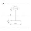 Подвесной светильник Arlight SP-ELEGANT-R500-37W Day4000 (WH, 120 deg, 230V) 033924(1) 033924(1) - 3