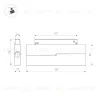 Трековый магнитный светильник Arlight MAG-ORIENT-FLAT-FOLD-S230-12W Day4000-MIX (BK, 80 deg, 48V, DALI) 041870 041870 - 4