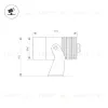 Прожектор Arlight ALT-RAY-R61-12W Day4000 (DG, 6 deg, 230V) (Arlight, IP67 Металл, 3 года) 042584 042584 - 2