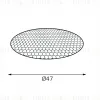 Сетчатый фильтр для светильников Italline HONEYCOMB filter HONEYCOMB filter - 4