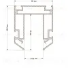 Шинопровод под натяжной потолок ST Luce Skyline 48 ST039.529.00 ST039.529.00 - 2