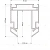 Шинопровод под натяжной потолок ST Luce Skyline 48 ST039.429.00 ST039.429.00 - 2