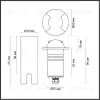 Грунтовый светильник Odeon Light Wald 6662/2GL 6662/2GL - 2