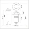 Грунтовый светильник Odeon Light Wald 6662/3GL 6662/3GL - 2