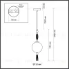 Подвесной светильник Odeon Light Palle 5405/1 5405/1 - 5