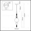 Подвесной светильник Odeon Light Palle 5405/1A 5405/1A - 5