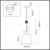Подвесной светильник Odeon Light Bagel 5410/1 5410/1 - 5