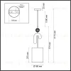 Подвесной светильник Odeon Light Bagel 5410/1A 5410/1A - 5