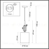 Подвесной светильник Odeon Light Cactus 5425/1 5425/1 - 7