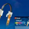 Коннектор для светодиодных лент Uniel UCX-SS4/B20-RGB WHITE 020 POLYBAG 06613 UCX-SS4/B20-RGB WHITE 020 POLYBAG - 2