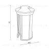 Ландшафтный светильник Maytoni Flash O044DL-L1S3K1 O044DL-L1S3K1 - 3