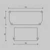 Заглушка декоративная для профиля ALM-9940-SC (4 шт.) Maytoni ALM012EC-SC-B ALM012EC-SC-B - 6