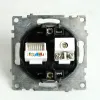 Розетка телевизионная и компьютерная RJ-45 Feron GLS00-7106-05 Катрин 49182 49182 - 5