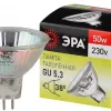 Лампа галогенная Эра GU5.3 50W 3000K GU5.3-JCDR (MR16) -50W-230V-CL C0027365 C0027365 - 1