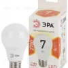 Лампа светодиодная Эра E27 7W 2700K LED A60-7W-827-E27 Б0029819 Б0029819 - 2