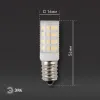 Лампа светодиодная Эра E14 5W 2700K LED T25-5W-CORN-827-E14 Б0033030 Б0033030 - 5