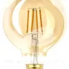 Лампа светодиодная Эра E27 7W 2400K F-LED G95-7W-824-E27 gold Б0047662 Б0047662 - 1
