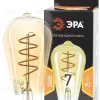Лампа светодиодная Эра E27 7W 2400K F-LED ST64-7W-824-E27 spiral gold Б0047665 Б0047665 - 1