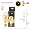 Лампа светодиодная Эра E27 7W 2400K F-LED ST64-7W-824-E27 spiral gold Б0047665 Б0047665 - 3