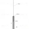 Подвесной светильник Crystal Lux FRESA SP3W LED BLACK FRESA SP3W LED BLACK - 5