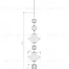 Подвесной светильник Crystal Lux VALENCIA SP1.1 GOLD VALENCIA SP1.1 GOLD - 6