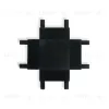 Четырехсторонний соединитель для шинопровода Elektrostandard Flat magnetic 4690389198854 a063738 4690389198854 - 2