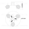 Потолочная люстра Escada Sorbaria 1108/3PL 1108/3PL - 6