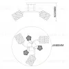 Потолочная люстра Escada Weigela 1113/3PL 1113/3PL - 6