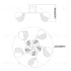 Потолочная люстра Escada Kalina 1119/5PL 1119/5PL - 6