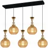 Подвесная люстра Reluce 02001-0.9-05L AMBER 02001-0.9-05L AMBER - 1