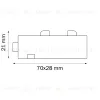 Соединитель трековый однофазный Lightstar Teta 505106 505106 - 2