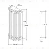 Настенный светильник Garda Decor 62GDW-D007K5B/350 62GDW-D007K5B/350 - 3
