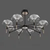 Люстра на штанге DeLight Collection MD21001018-8A black/gold MD21001018-8A black/gold - 2