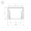 Алюминиевый профиль Arlight PDS-SM-3000 044961 044961 - 3