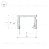 Алюминиевый профиль Arlight PIK-1007-2000 ANOD BLACK 045492 045492 - 3
