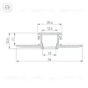Алюминиевый профиль Arlight PDS-F-HIDE-3000 045497 045497 - 3