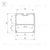 Алюминиевый профиль Arlight SL-LINE-5050-LW-3000 WHITE 043978 043978 - 3
