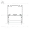 Алюминиевый профиль Arlight SL-LINIA52-3L-F-2000 ANOD BLACK 044685 044685 - 6