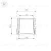 Алюминиевый профиль Arlight LINE-1715-2000 ANOD BLACK 044275 044275 - 3