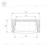 Алюминиевый профиль Arlight LINE-1708-2000 WHITE 044234 044234 - 3