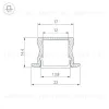 Алюминиевый профиль Arlight LINE-2315-F-2000 ANOD 044268 044268 - 3