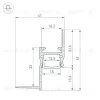 Алюминиевый профиль Arlight ARH-СEIL-S14-SHADOW-3000 WHITE 045554 045554 - 3