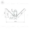 Алюминиевый профиль Arlight DECORE-S6-EXT-COMFORT-2000 ANOD внешний 043162 043162 - 3