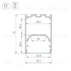 Алюминиевый профиль Arlight LINE-S-5075-2500 WHITE 041851 041851 - 3