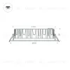 Встраиваемый светильник Arlight MS-MIST-BUILT-R187-21W Warm3000 (WH, 110 deg, 230V) 041612 041612 - 3