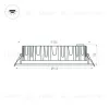 Встраиваемый светильник Arlight MS-MIST-BUILT-R145-15W Warm3000 (WH, 110 deg, 230V) 041613 041613 - 4