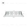 Встраиваемый светильник Arlight MS-MIST-BUILT-R220-30W Warm3000 (WH, 110 deg, 230V) 041611 041611 - 3