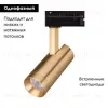 Трековый однофазный светильник Arlight LGD-SPOT-2TR-R45-7W Warm3000 (GD, 24 deg, 230V) 042541 042541 - 2